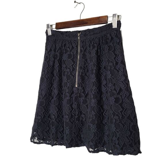 Kimchi Blue | Black Lined Lace Pocket Skirt | 2 - Picture 10 of 14